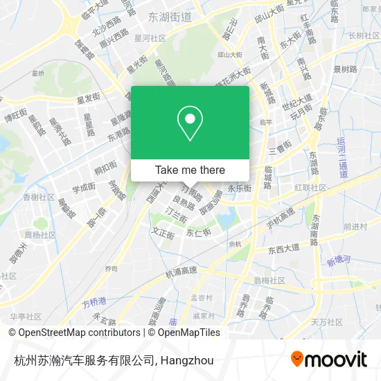 杭州苏瀚汽车服务有限公司 map