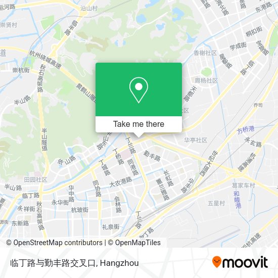 临丁路与勤丰路交叉口 map
