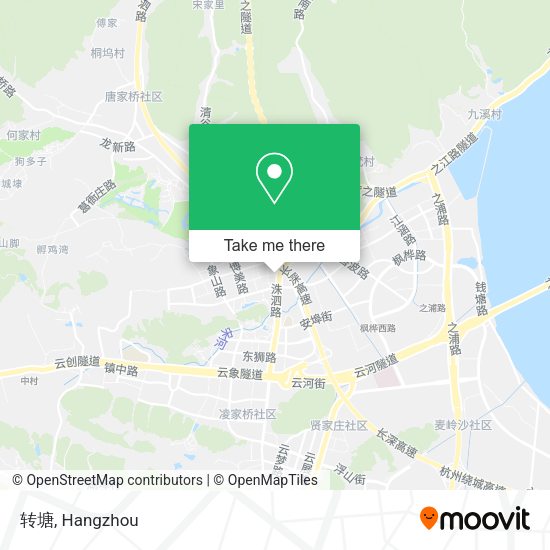 转塘 map