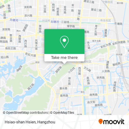 Hsiao-shan Hsien map