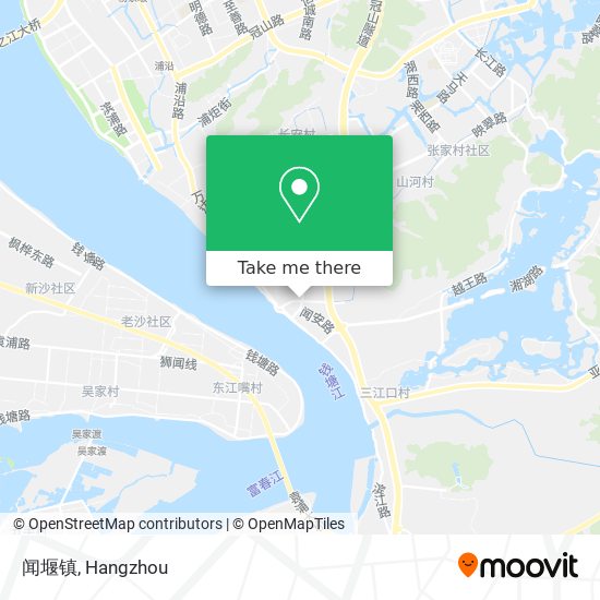 闻堰镇 map