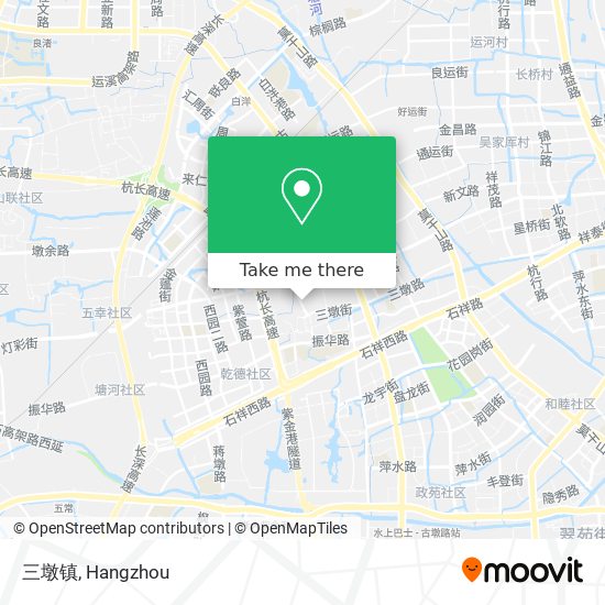 三墩镇 map