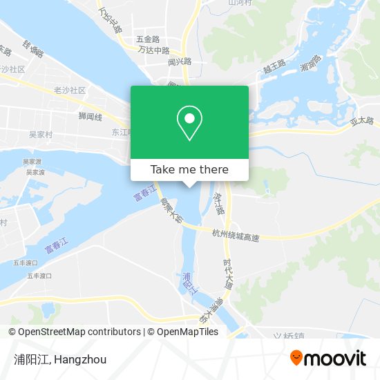 浦阳江 map