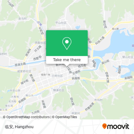 临安 map