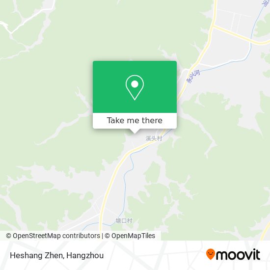 Heshang Zhen map