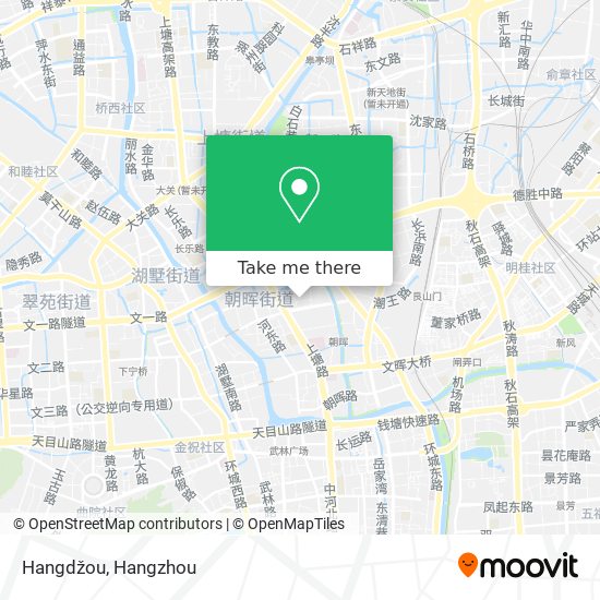 Hangdžou map