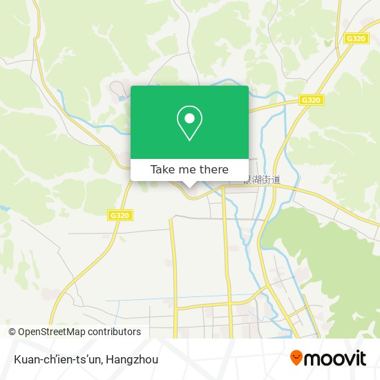 Kuan-ch’ien-ts’un map