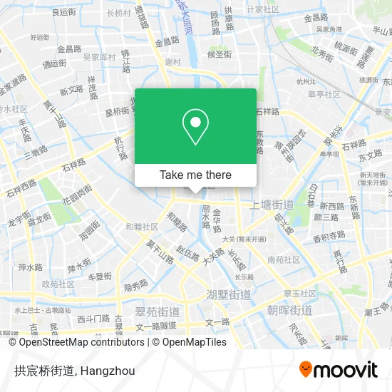 拱宸桥街道 map