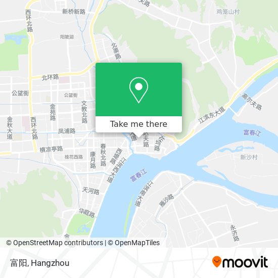 富阳 map
