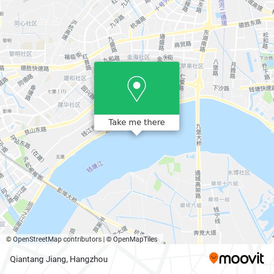 Qiantang Jiang map