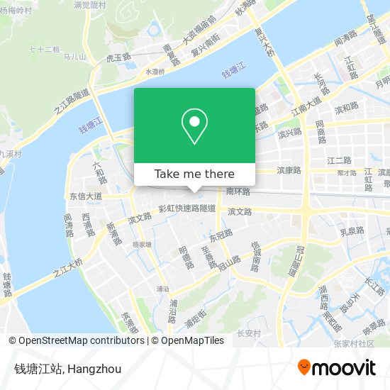 钱塘江站 map