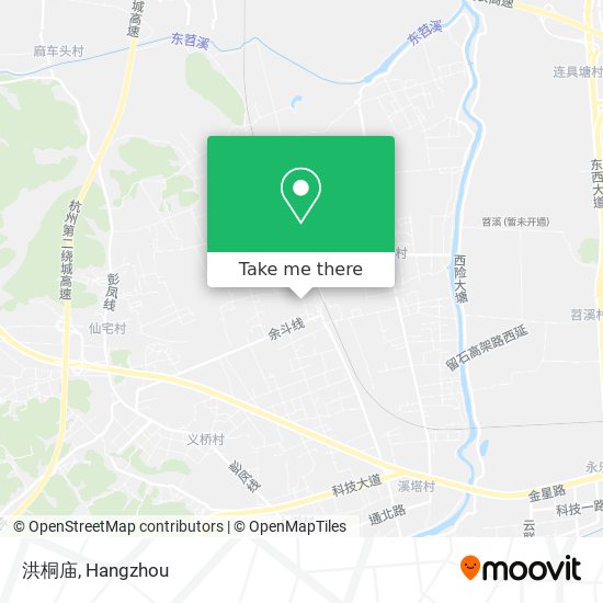 洪桐庙 map