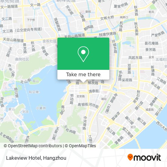 Lakeview Hotel map