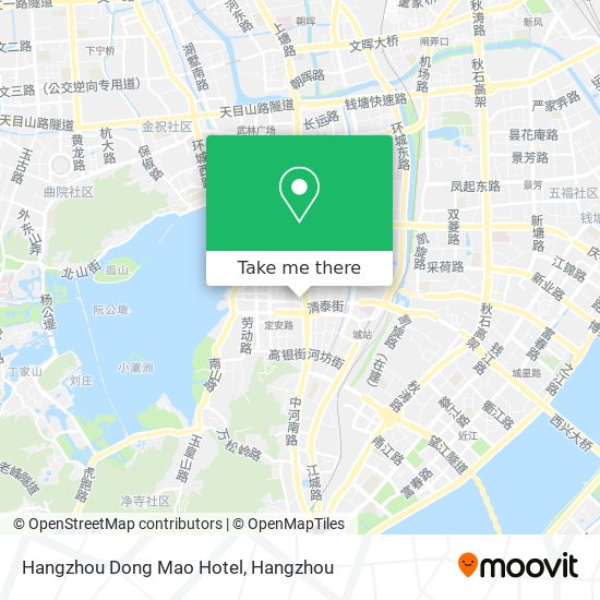 Hangzhou Dong Mao Hotel map
