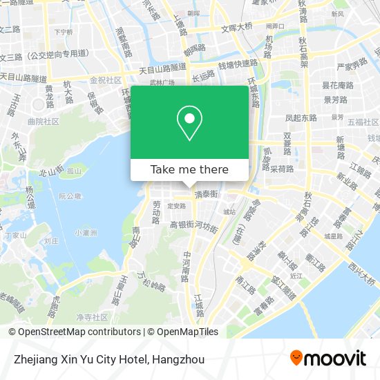 Zhejiang Xin Yu City Hotel map