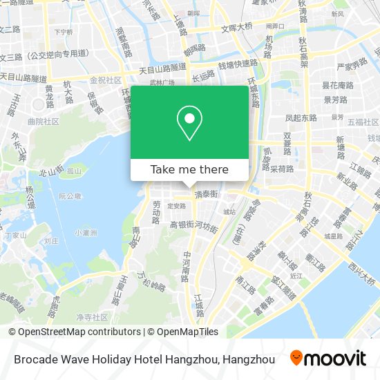 Brocade Wave Holiday Hotel Hangzhou map