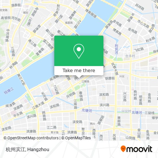 杭州滨江 map