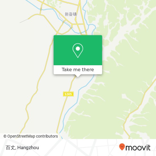 百丈 map