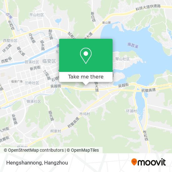 Hengshannong map