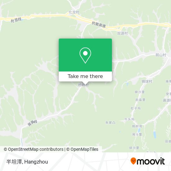 半坦潭 map