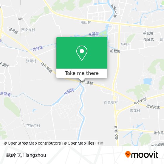武岭底 map