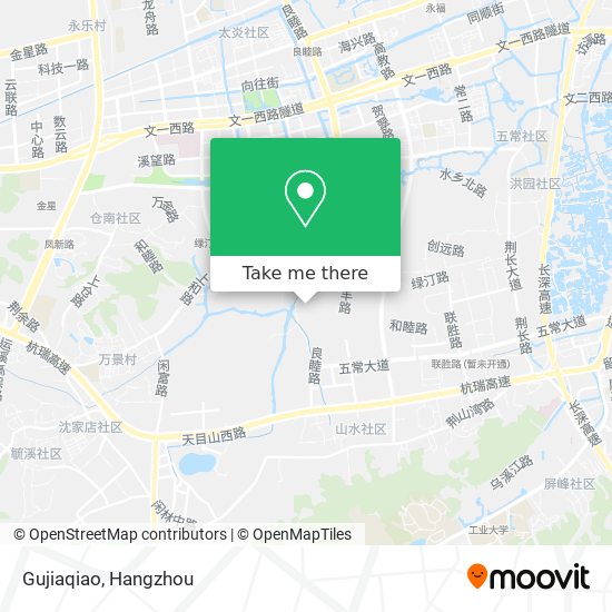 Gujiaqiao map