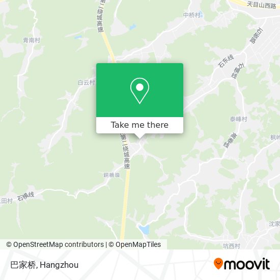 巴家桥 map