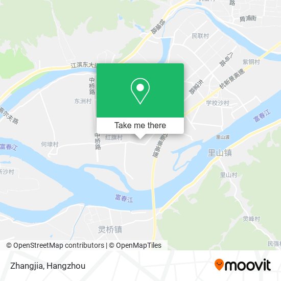 Zhangjia map