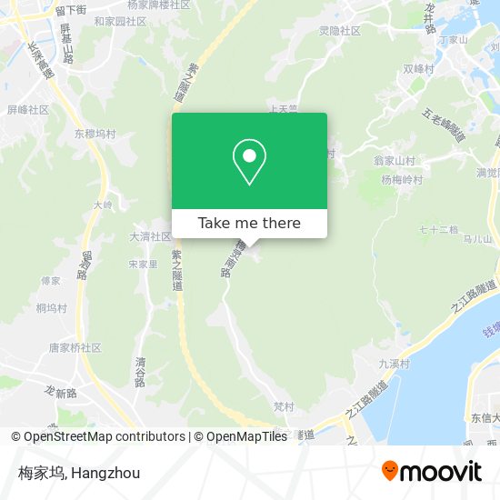 梅家坞 map