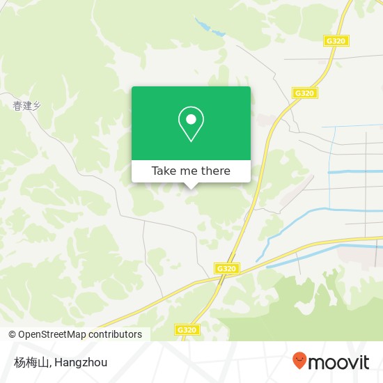 杨梅山 map