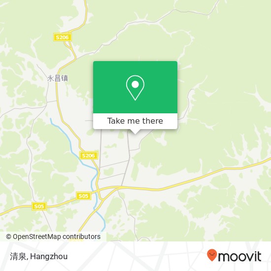 清泉 map