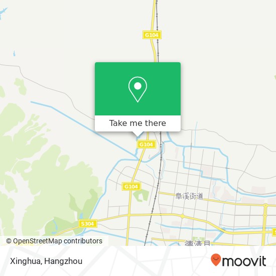 Xinghua map