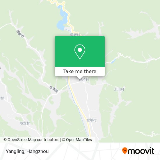 Yangling map
