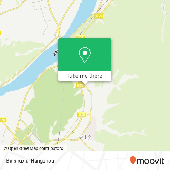 Baishuxia map