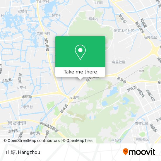 山塘 map