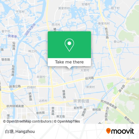 白塘 map