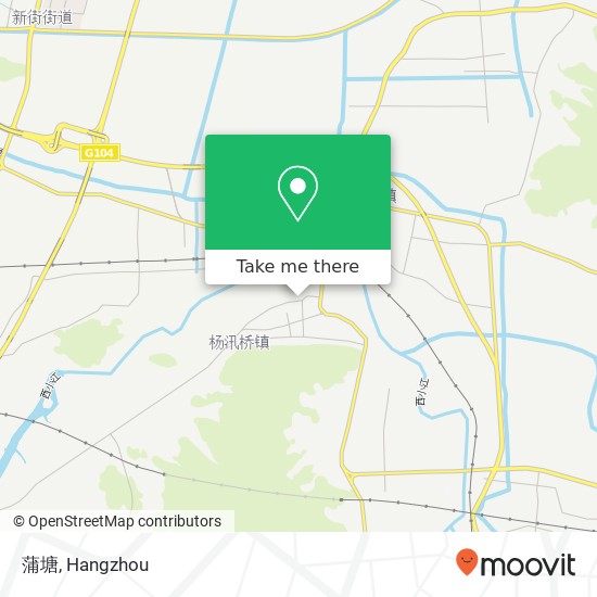 蒲塘 map
