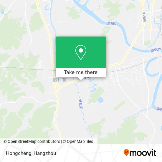 Hongcheng map