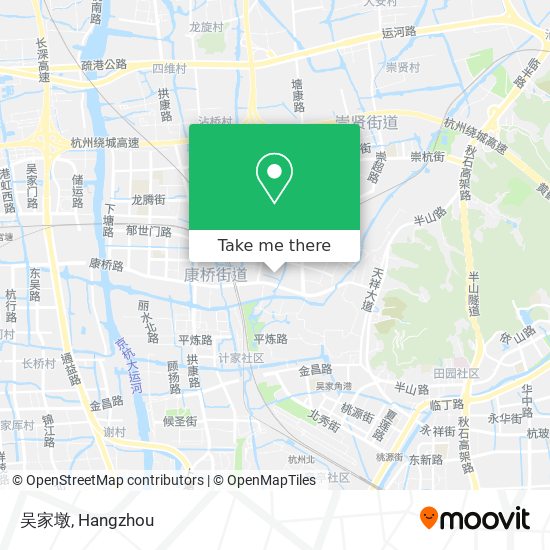 吴家墩 map