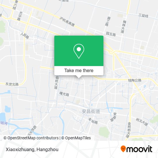 Xiaoxizhuang map