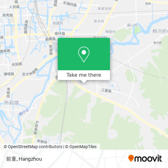 前童 map