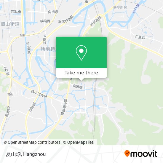 夏山埭 map
