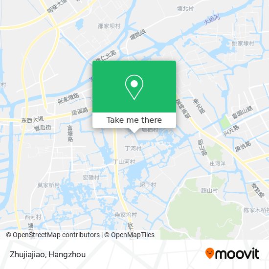 Zhujiajiao map