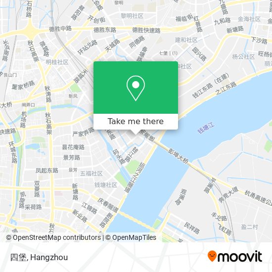 四堡 map