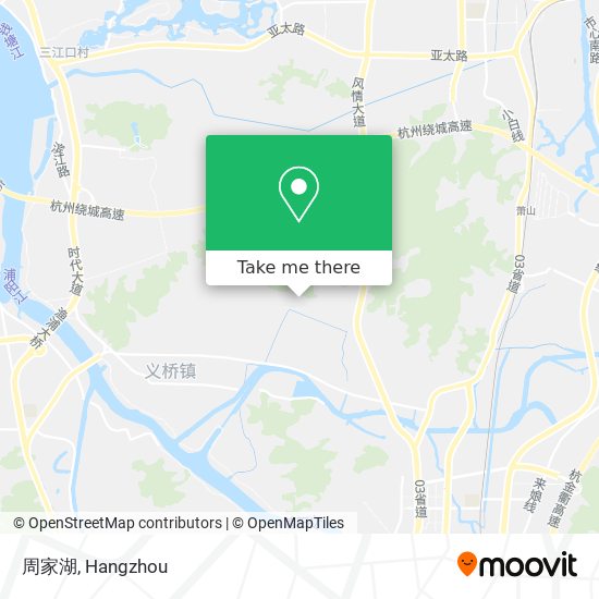 周家湖 map