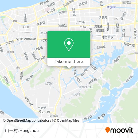 山一村 map