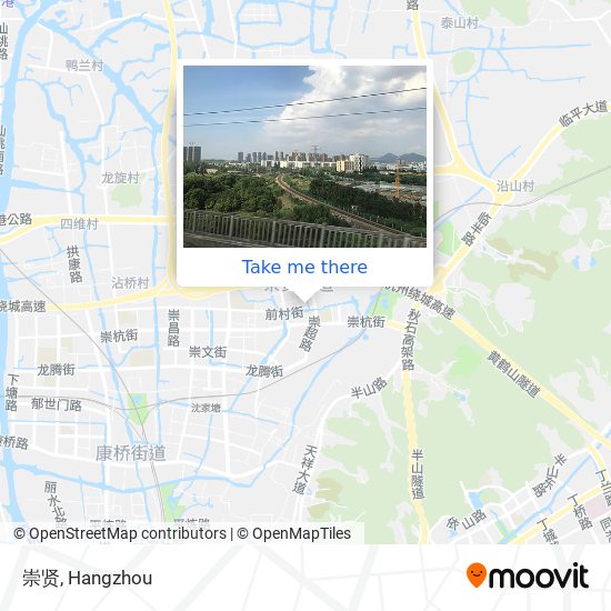 崇贤 map