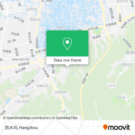 西木坞 map