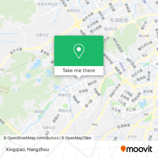 Xingqiao map