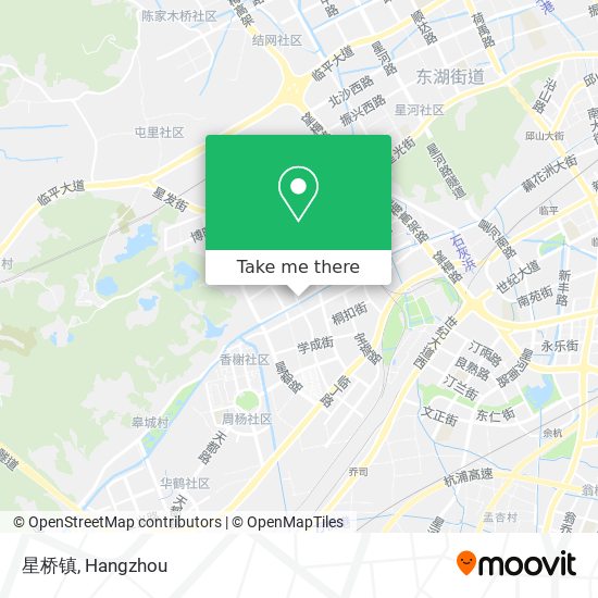 星桥镇 map